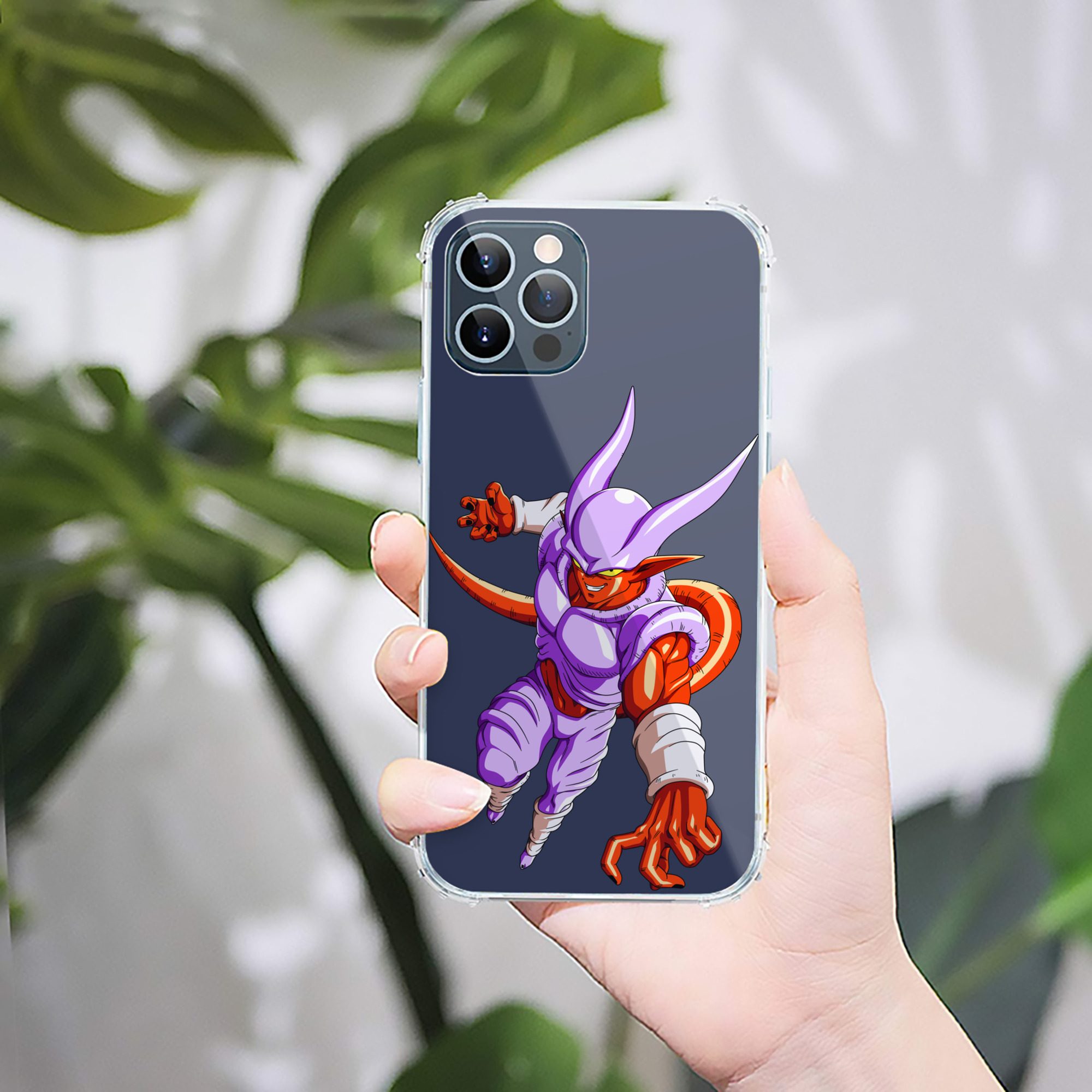 （画像用） ドラゴンボール ジャネンバ DRAGON BALL Janemba 【iPhone 12シリーズ対応】透明スマホケース（クリアソフトケース）